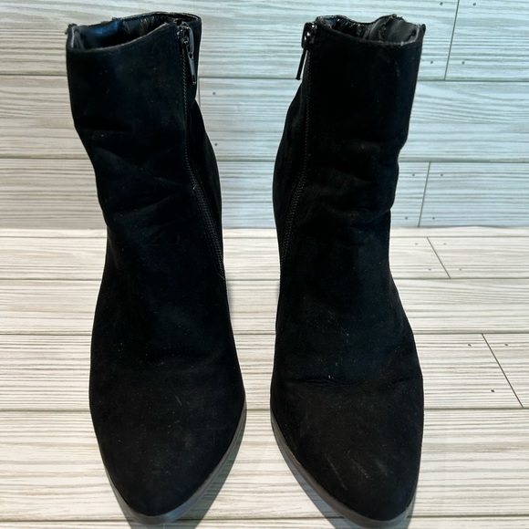 Express Suede Booties - Picture 1 of 9